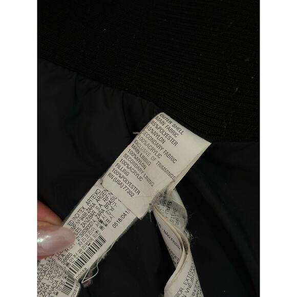 Zara Women’s Quilted Black Riding Jacket size Small/Medium - Picture 7 of 11